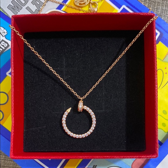 Cartier Nail Hook Pendant Necklace